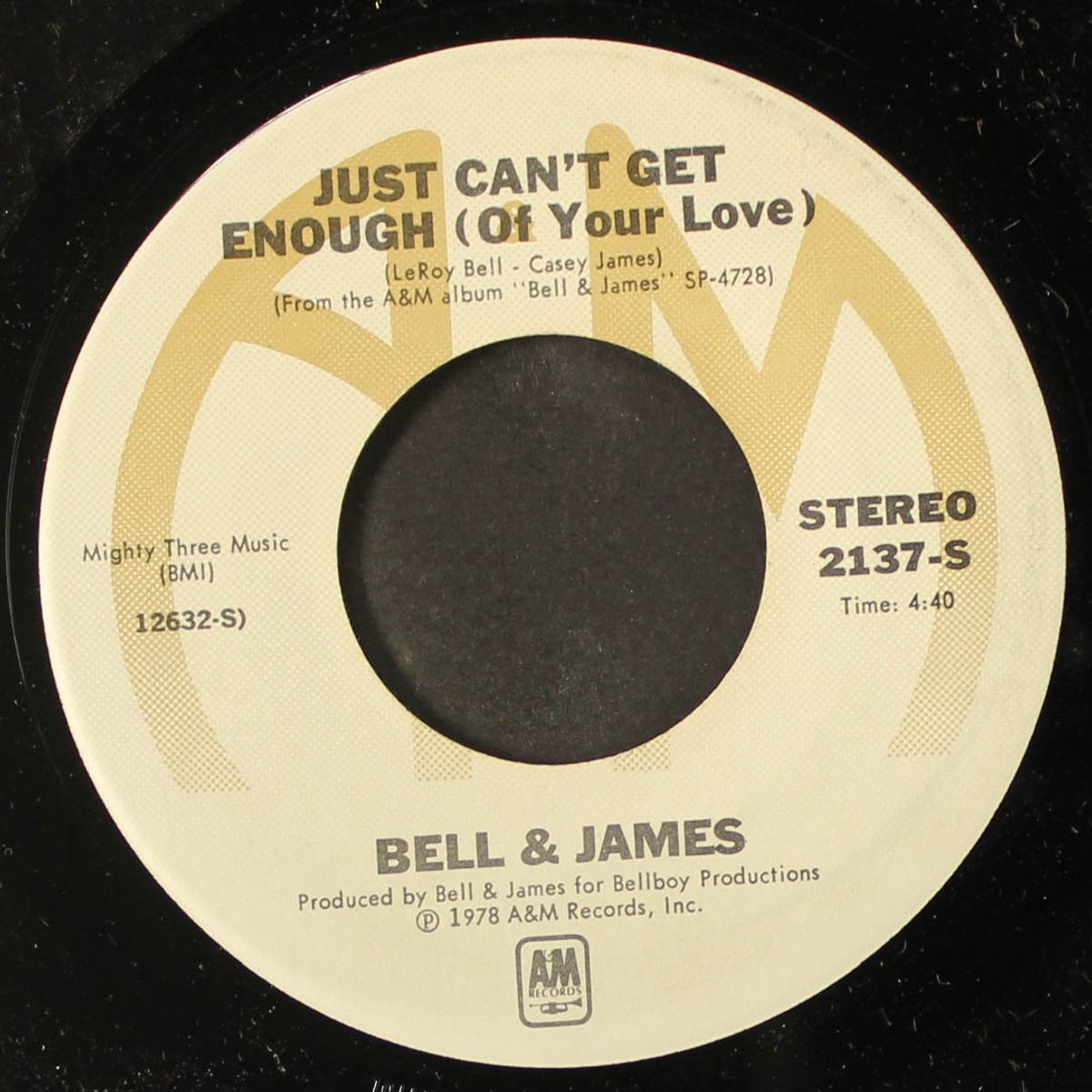 you never know what you've got / just can't get enough by BELL & JAMES