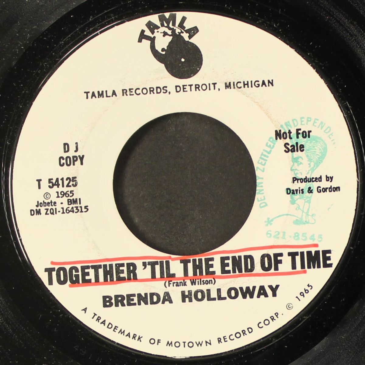 together 'til the end of time by BRENDA HOLLOWAY