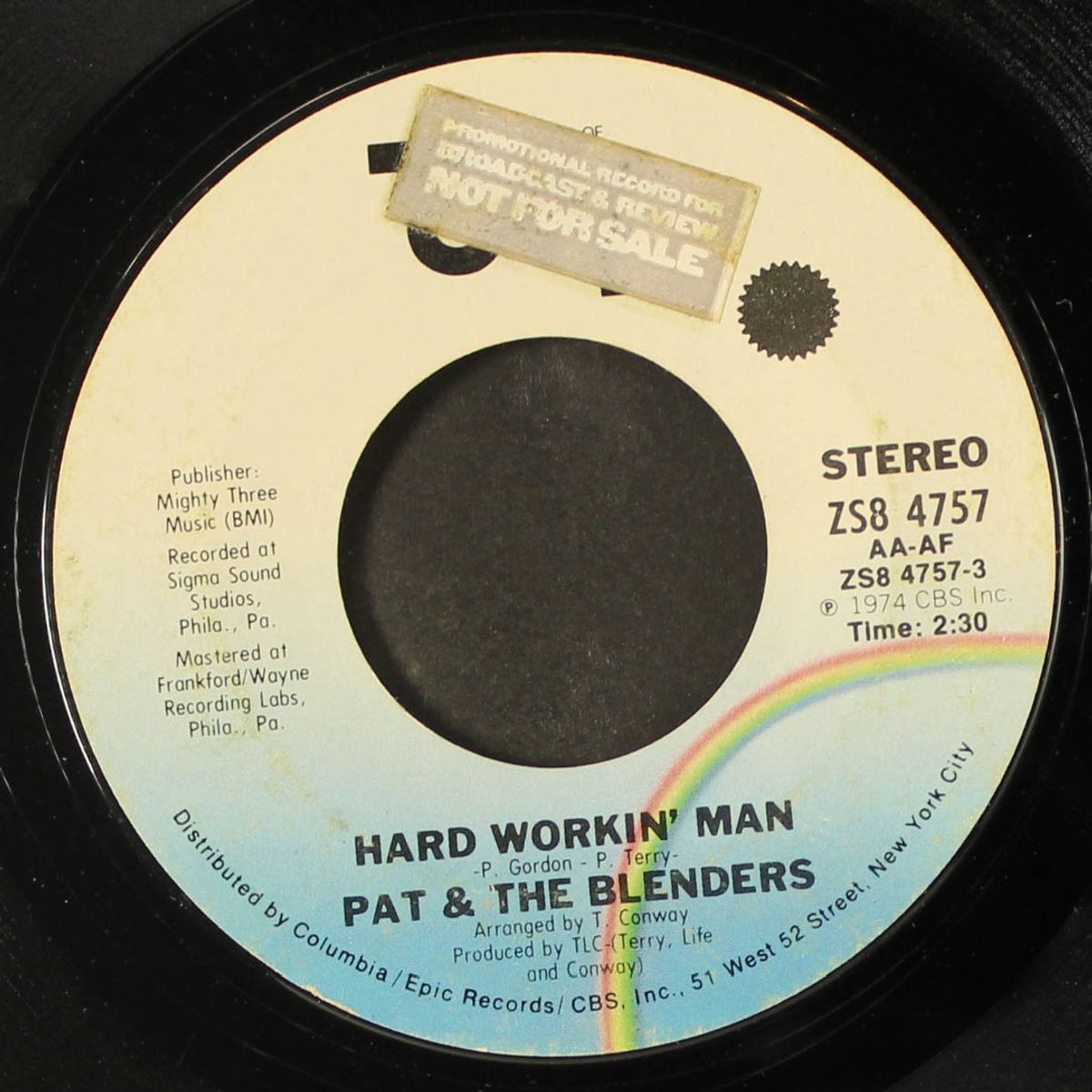 don't say you love me / hard workin' man by PAT & BLENDERS