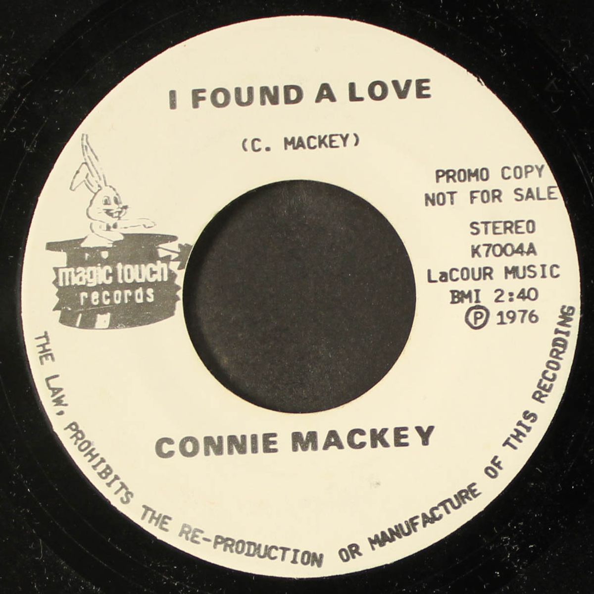 i found a love / make your life what you want it to be by CONNIE MACKEY