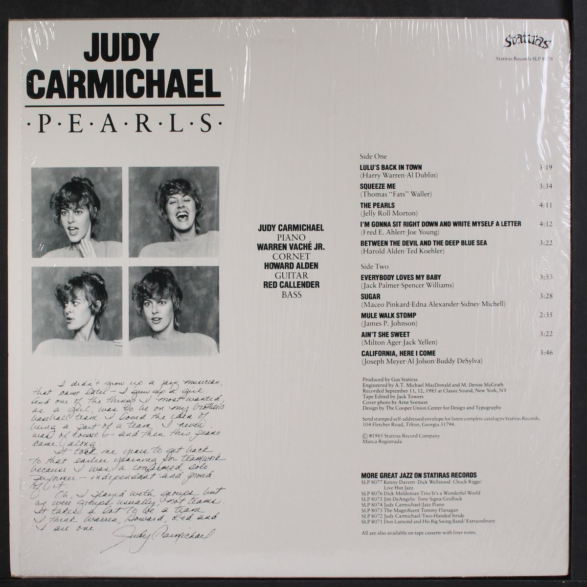 the pearls by JUDY CARMICHAEL