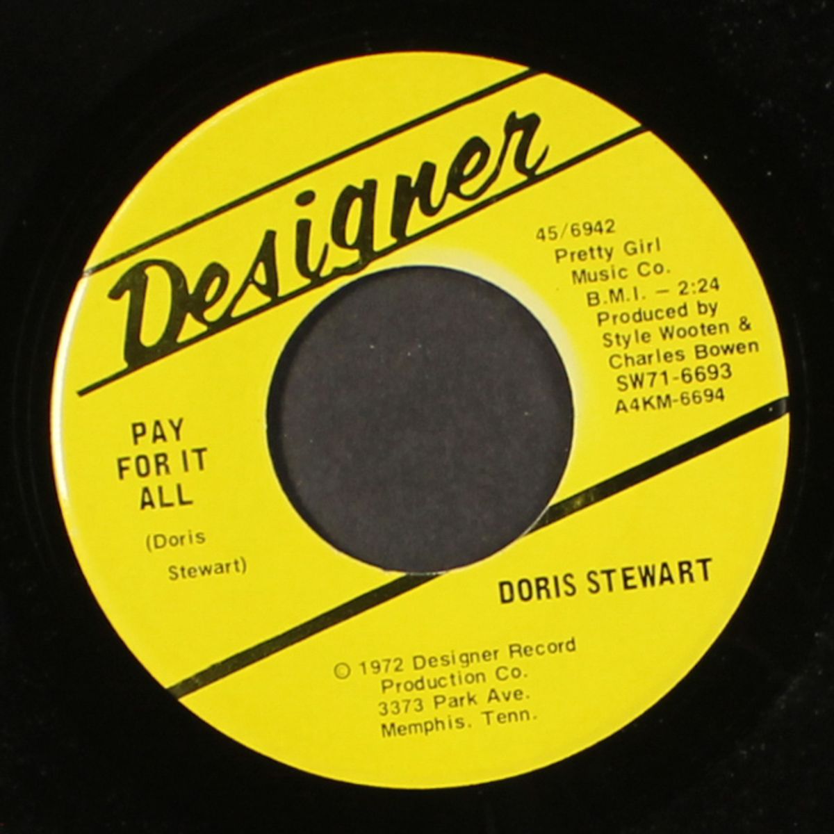 after awhile / pay for it all by DORIS STEWART