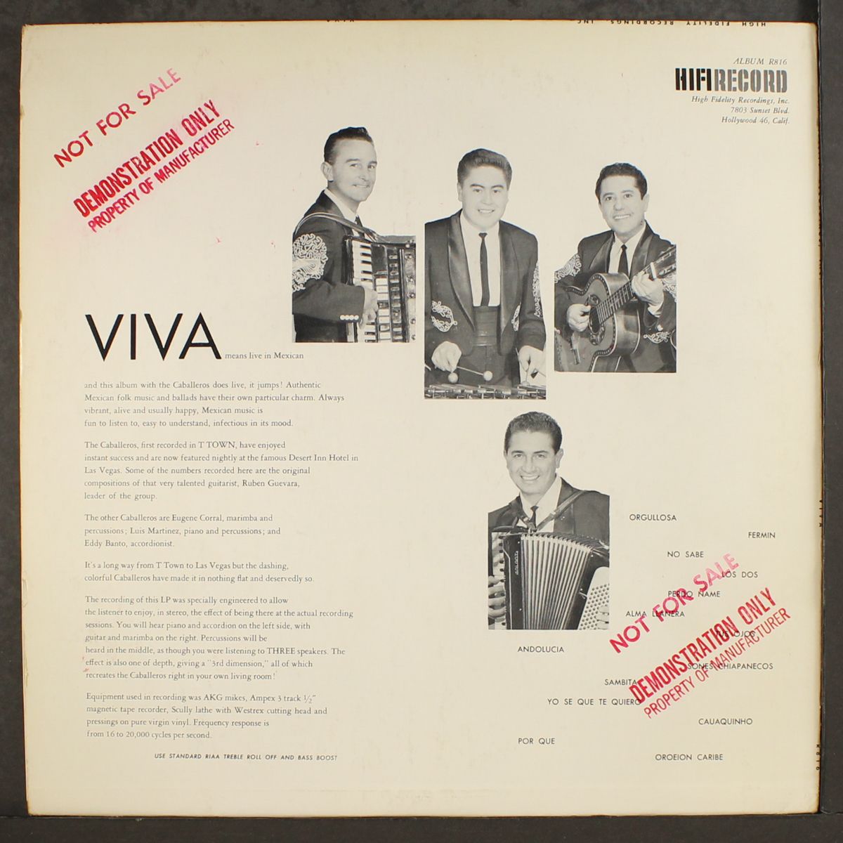 viva! by CABALLEROS