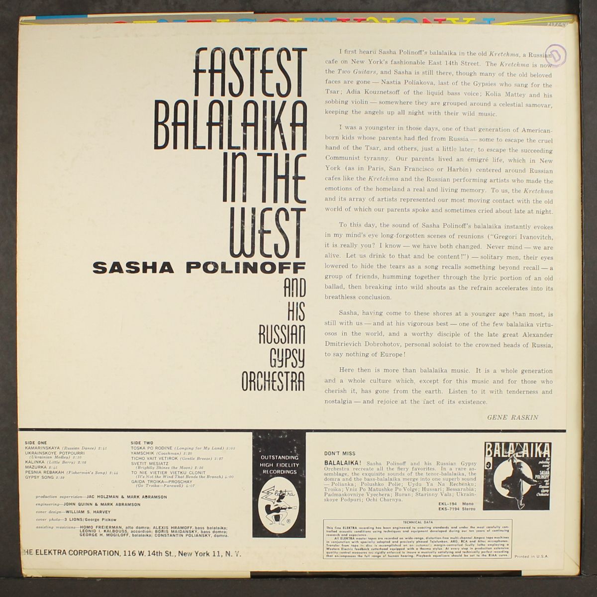fastest balalaika in the west by SASHA POLINOFF