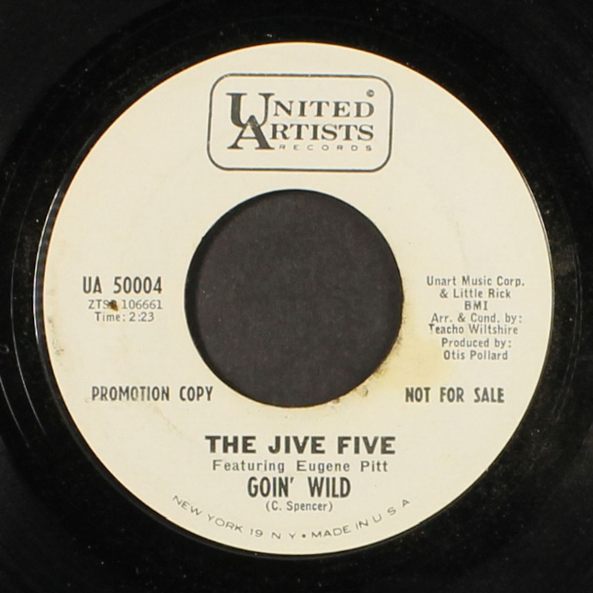main street / goin' wild by JIVE FIVE