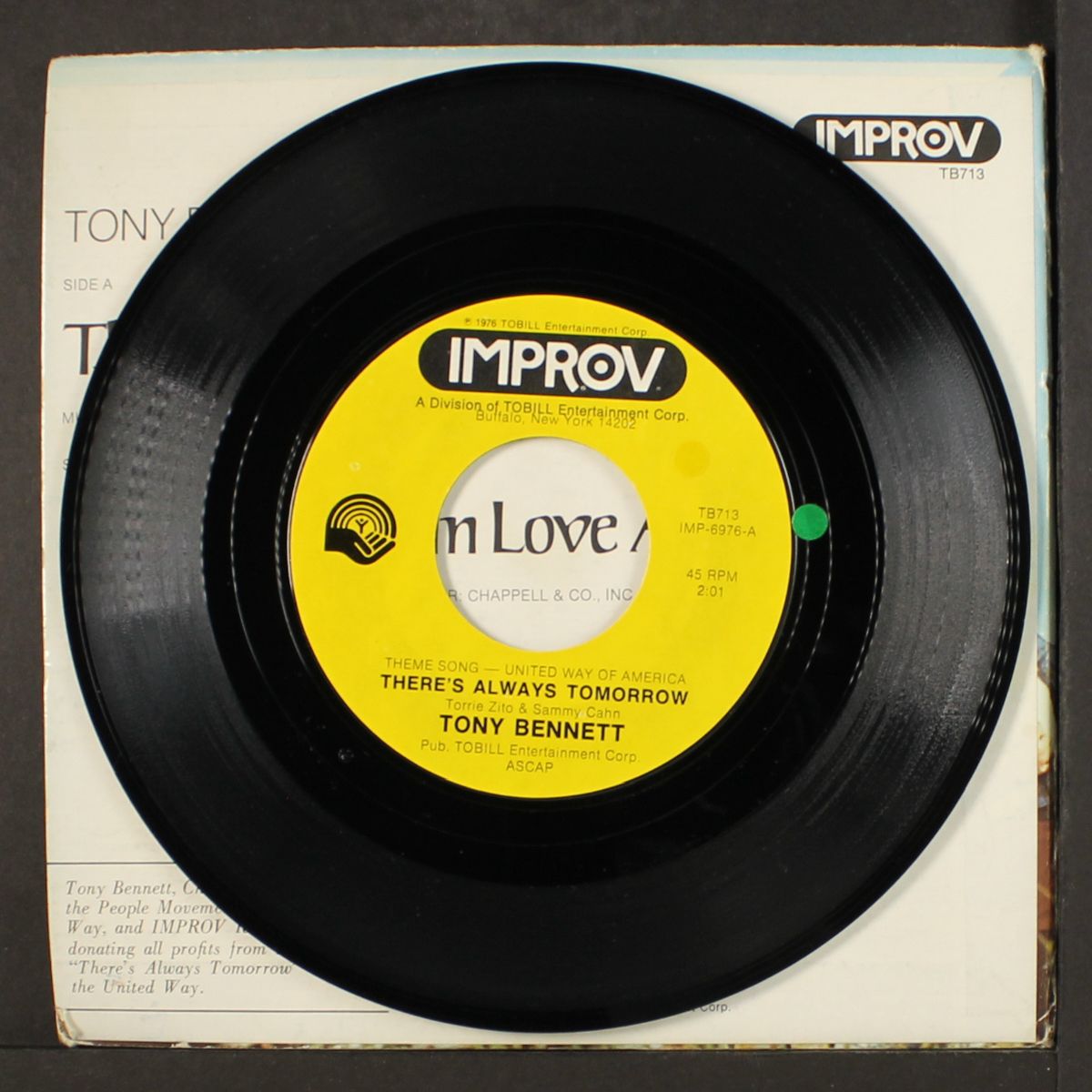 there's always tomorrow / i wish i were in love again by TONY BENNETT