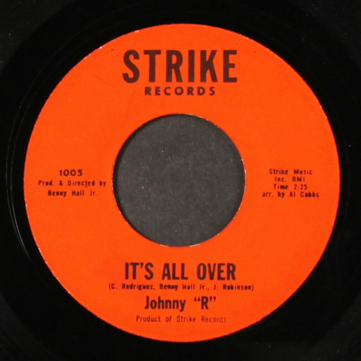the champ / it's all over by JOHNNY 'R'