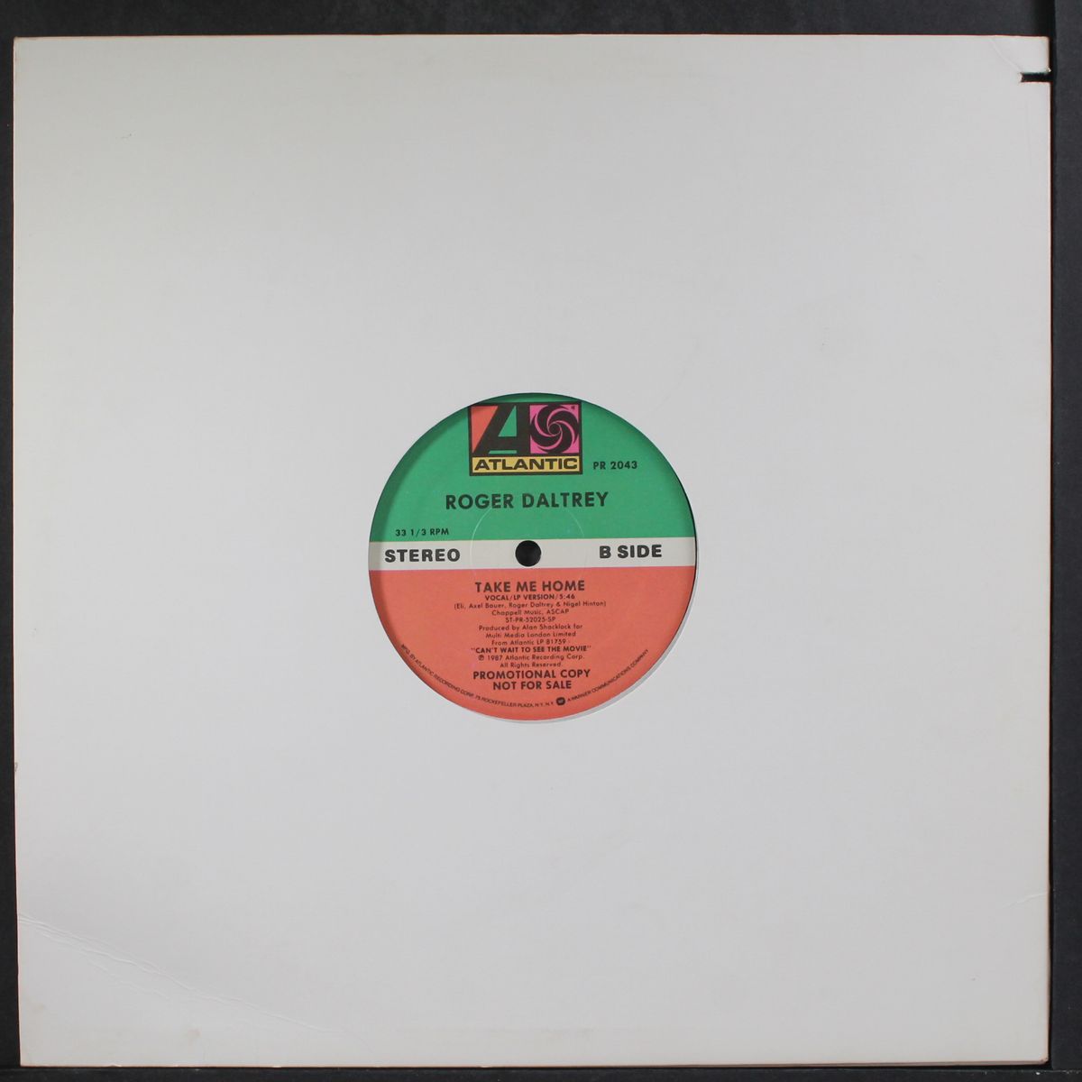 take me home / short by ROGER DALTREY