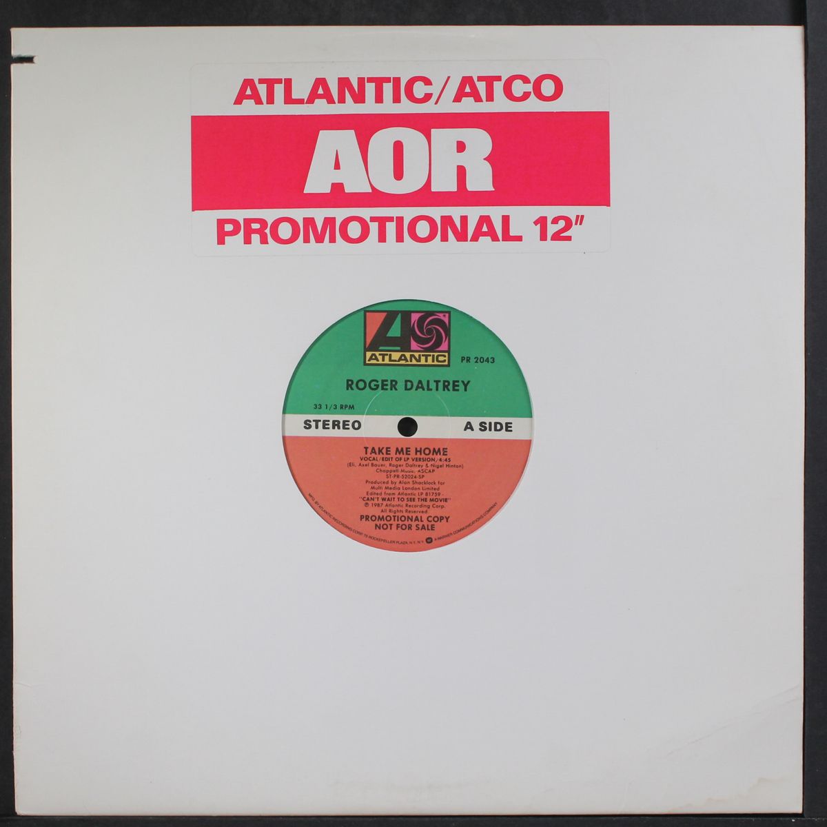 take me home / short by ROGER DALTREY