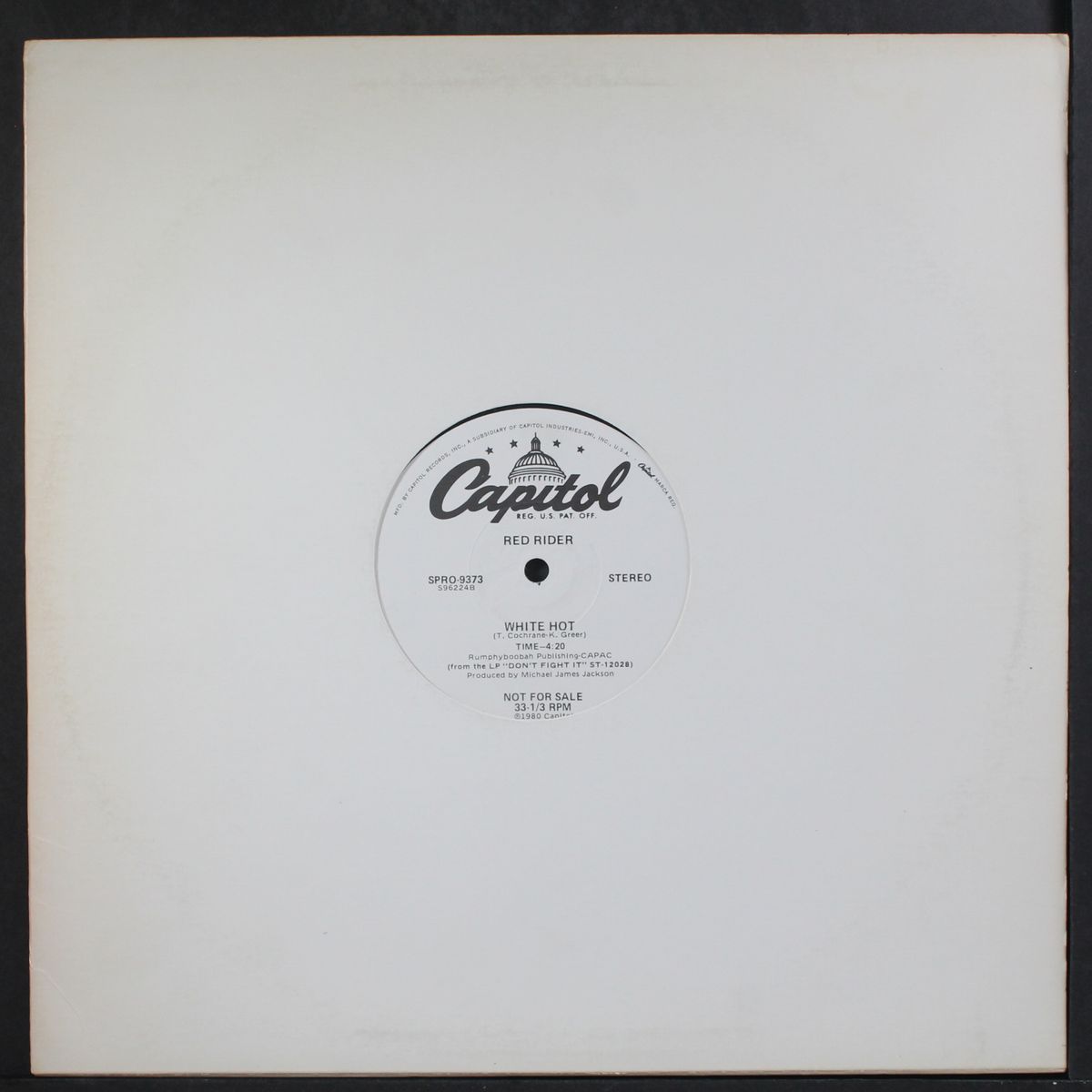 white hot / it's not a wonder by RED RIDER