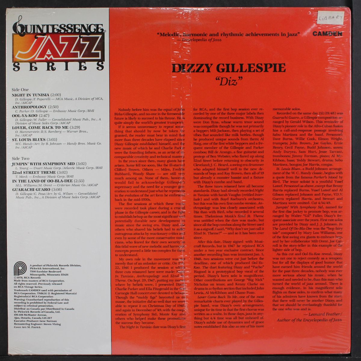 diz by DIZZY GILLESPIE