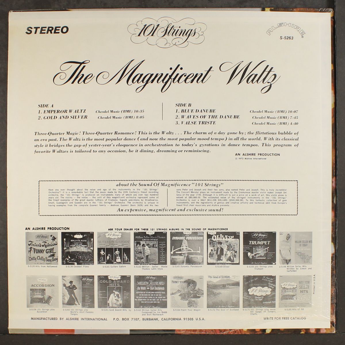 the magnificent waltz by 101 STRINGS