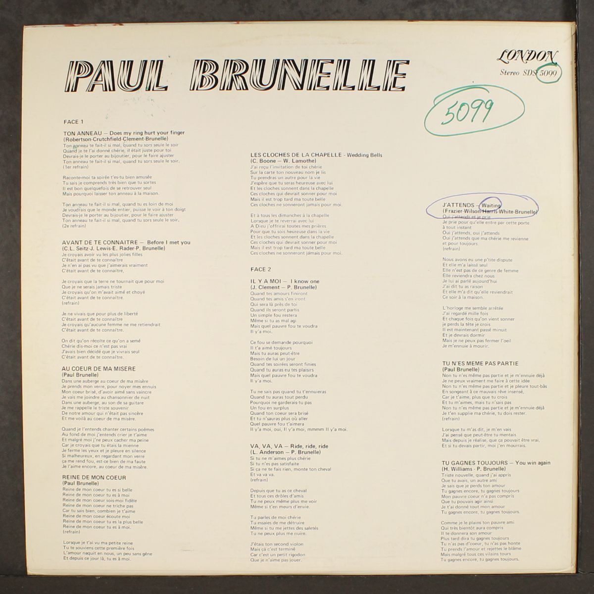 paul brunelle by PAUL BRUNELLE