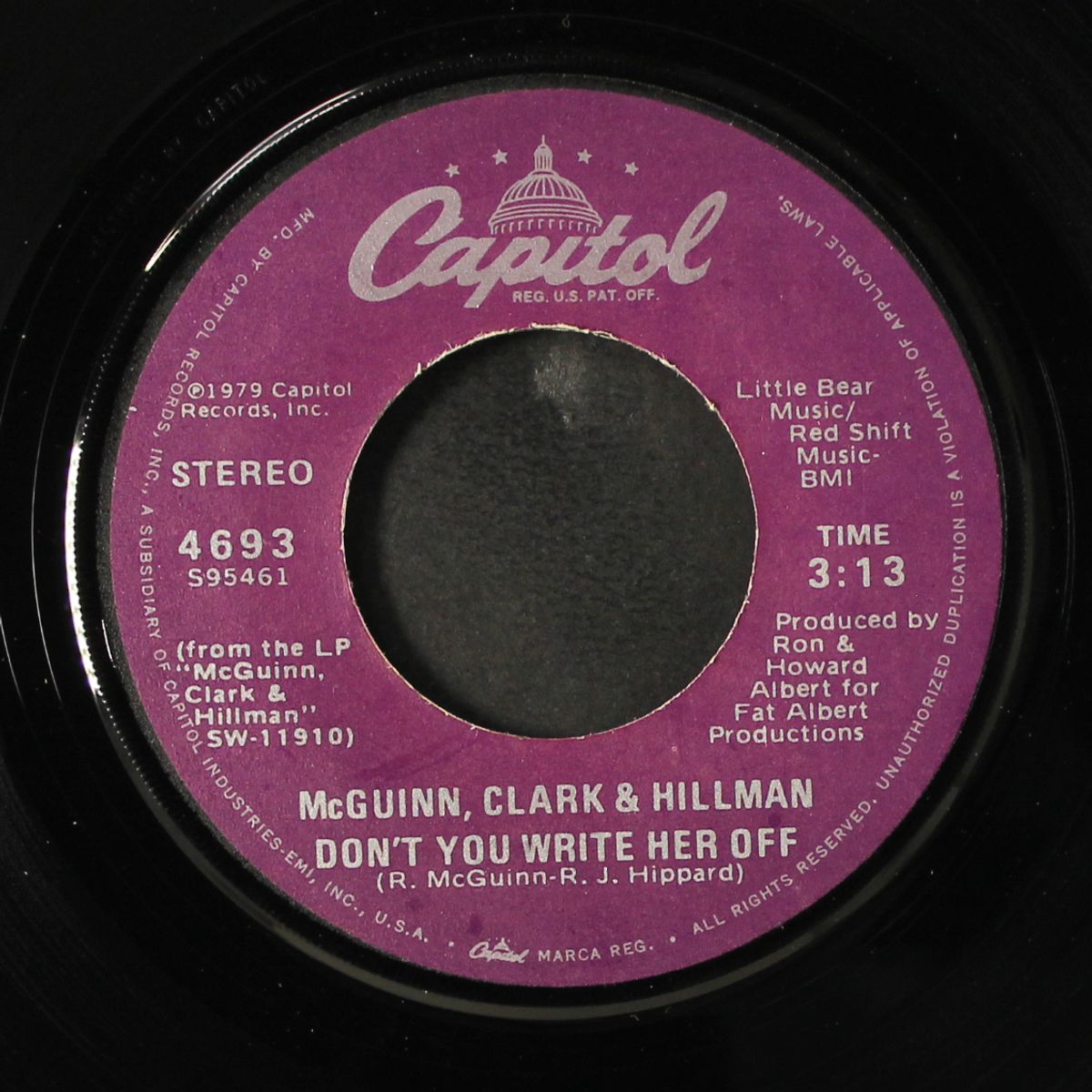 don't you write her off / sad boy by MCGUINN, CLARK & HILLMAN