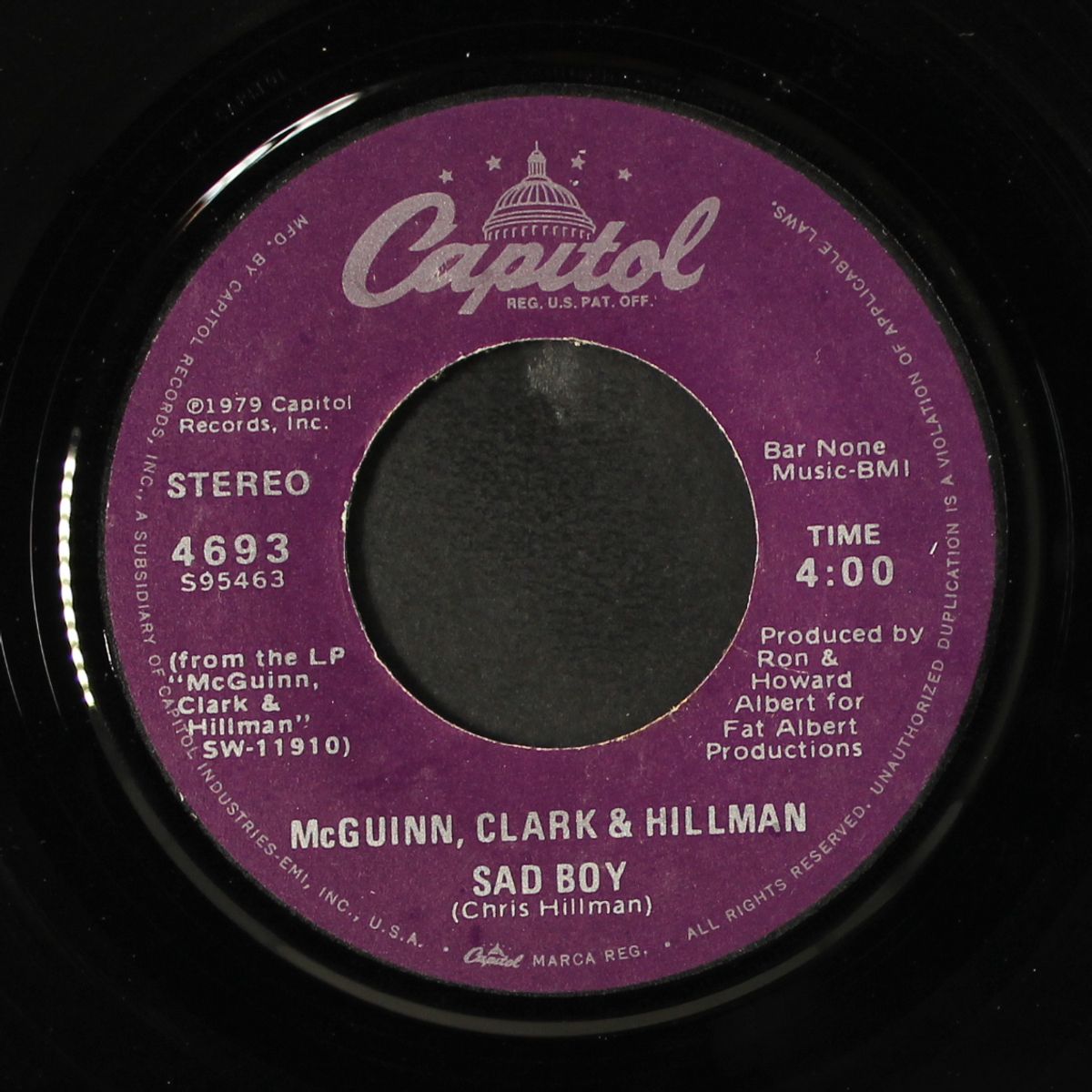 don't you write her off / sad boy by MCGUINN, CLARK & HILLMAN