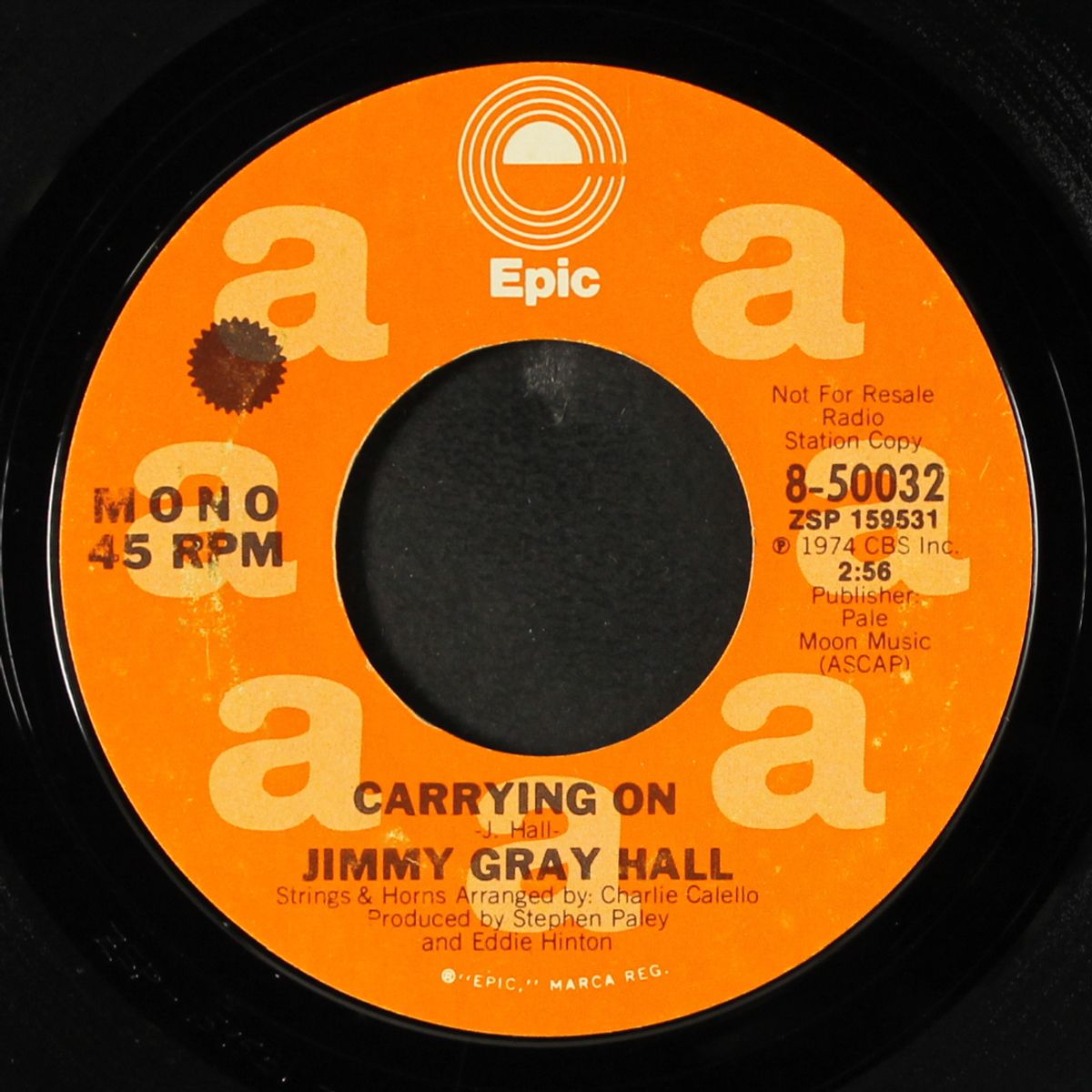 carrying on by JIMMY GRAY HALL