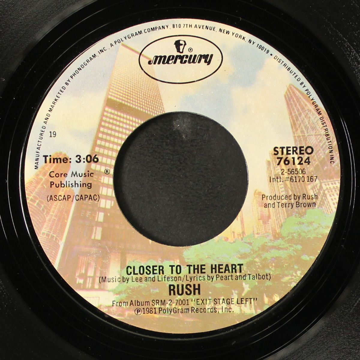 closer to the heart / firewill by RUSH