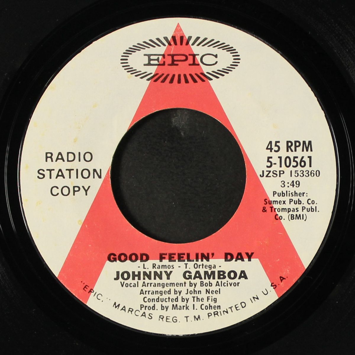 good feelin' day by JOHNNY GAMBOA