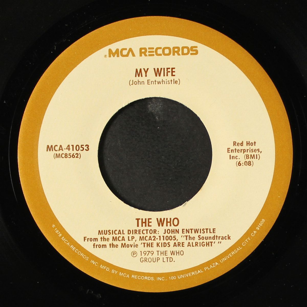 long live rock / my wife by THE WHO