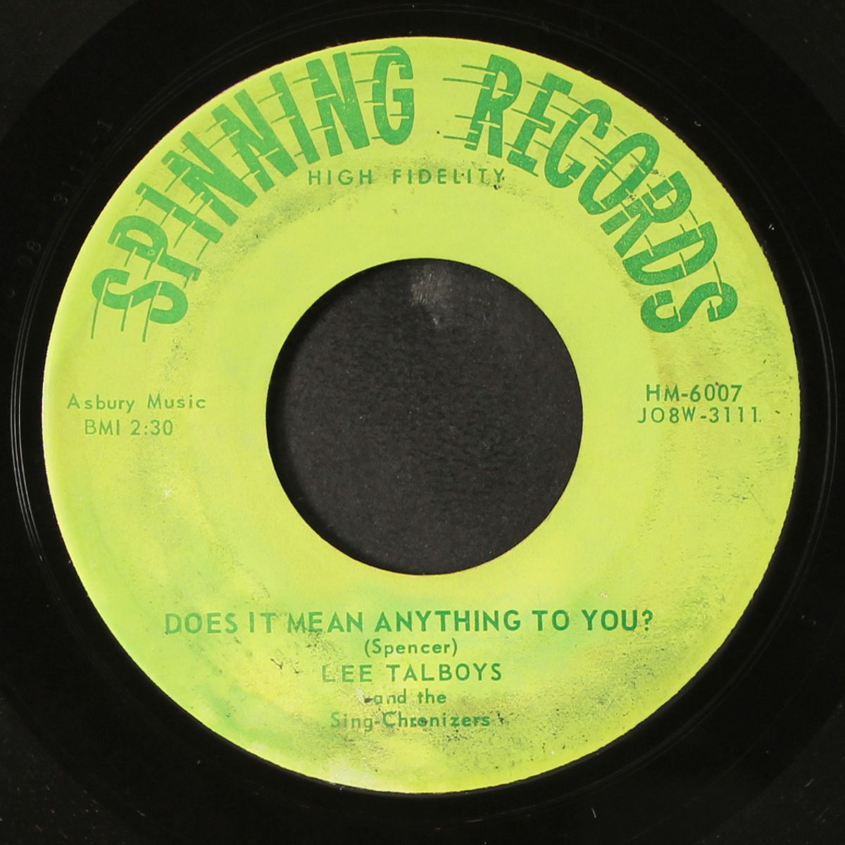 baby, baby / does it mean anything to you by LEE TALBOYS