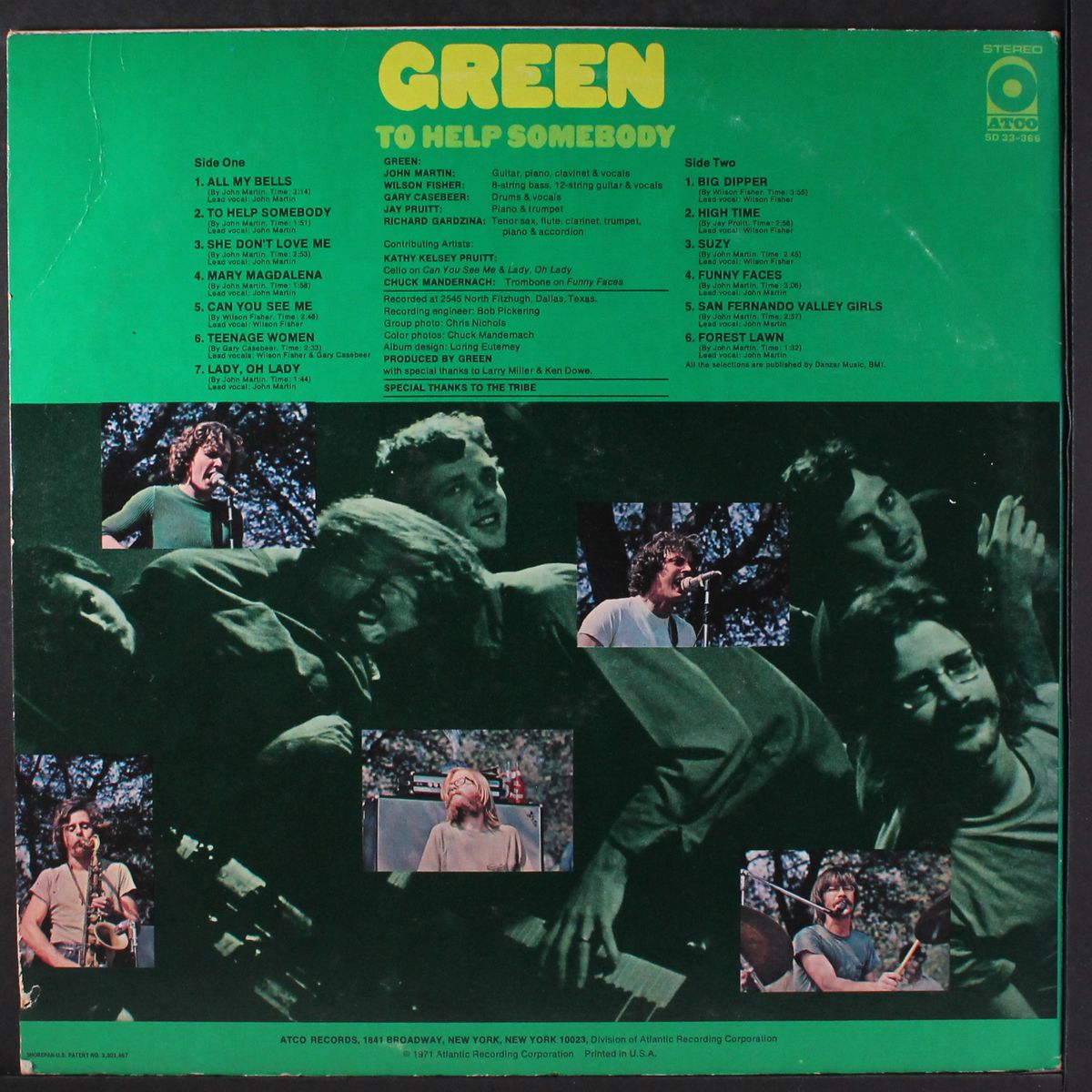 to help somebody by GREEN