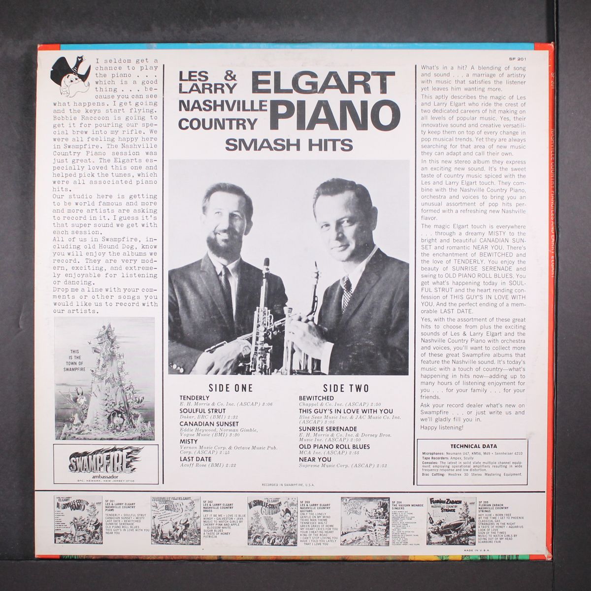 nashville country piano by LES AND LARRY ELGART