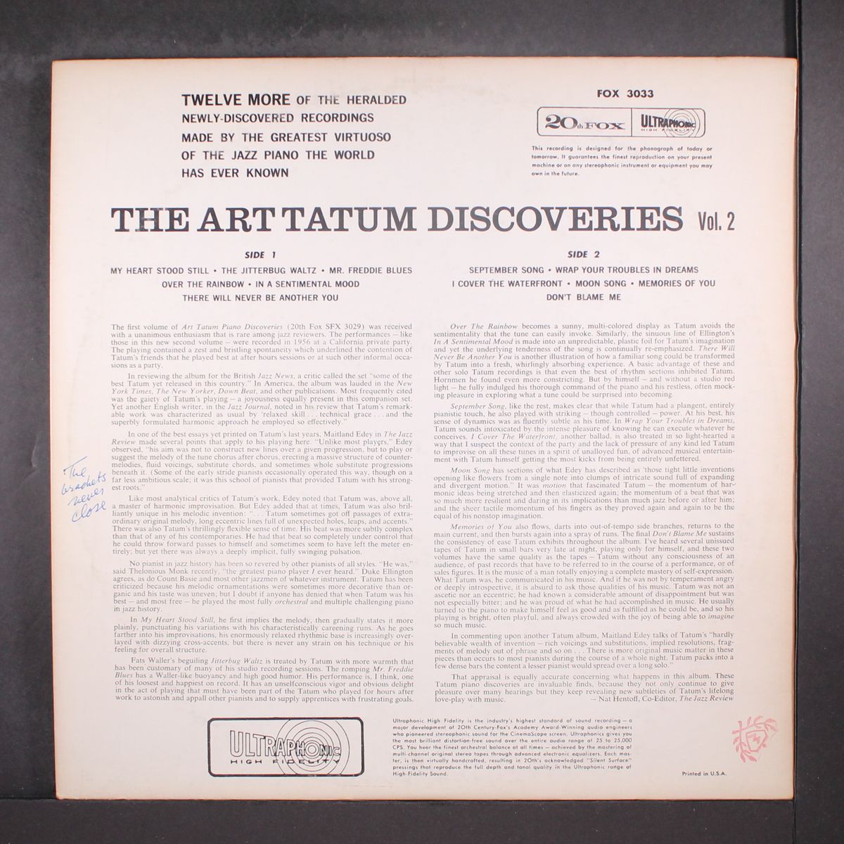 piano discoveries, vol. 2 by ART TATUM