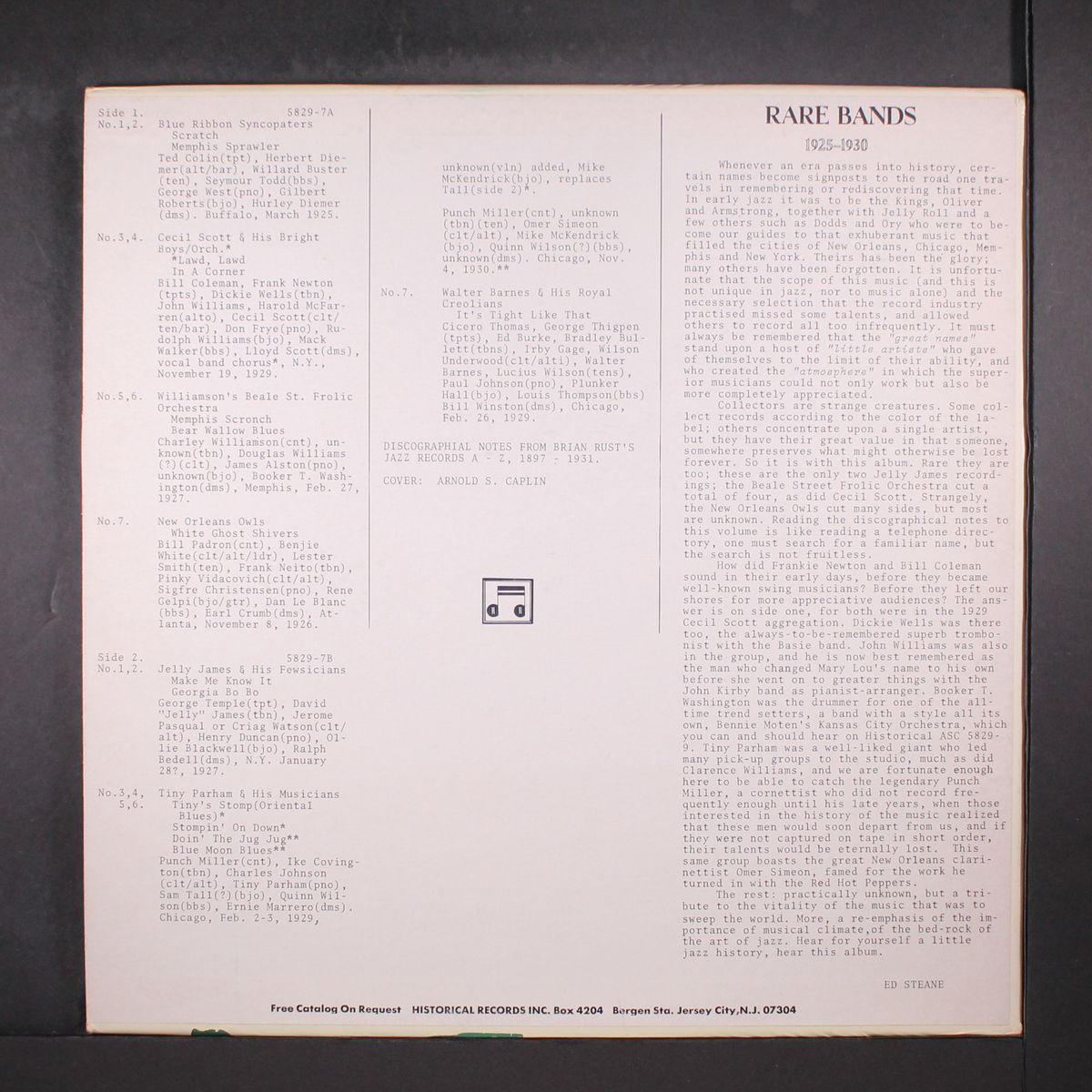 rare bands 1925-30 vol. 7 by VARIOUS