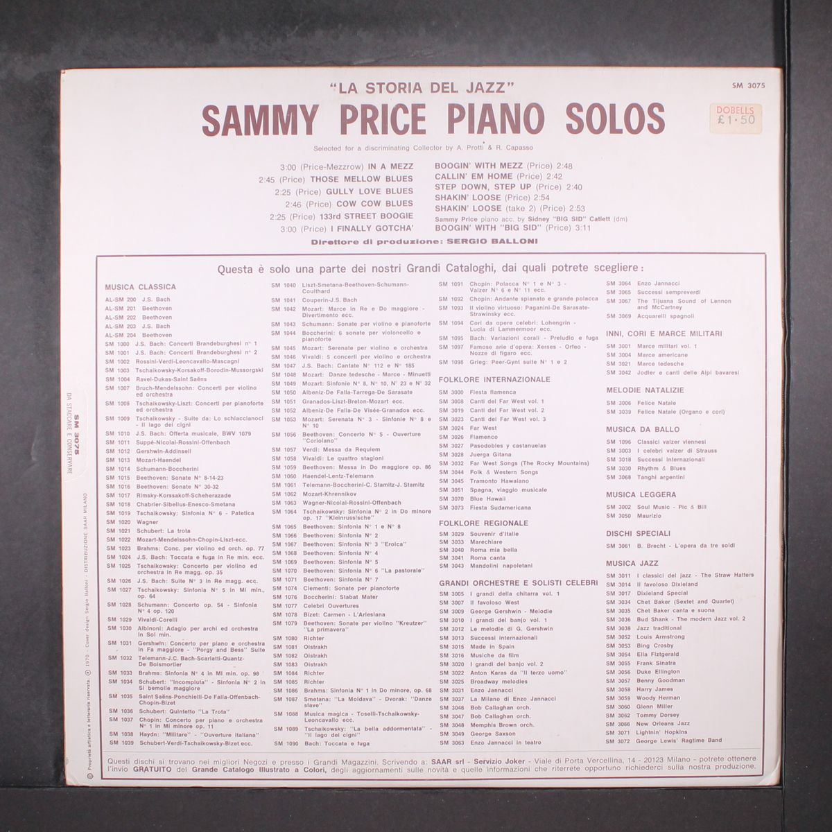 piano solos by SAMMY PRICE