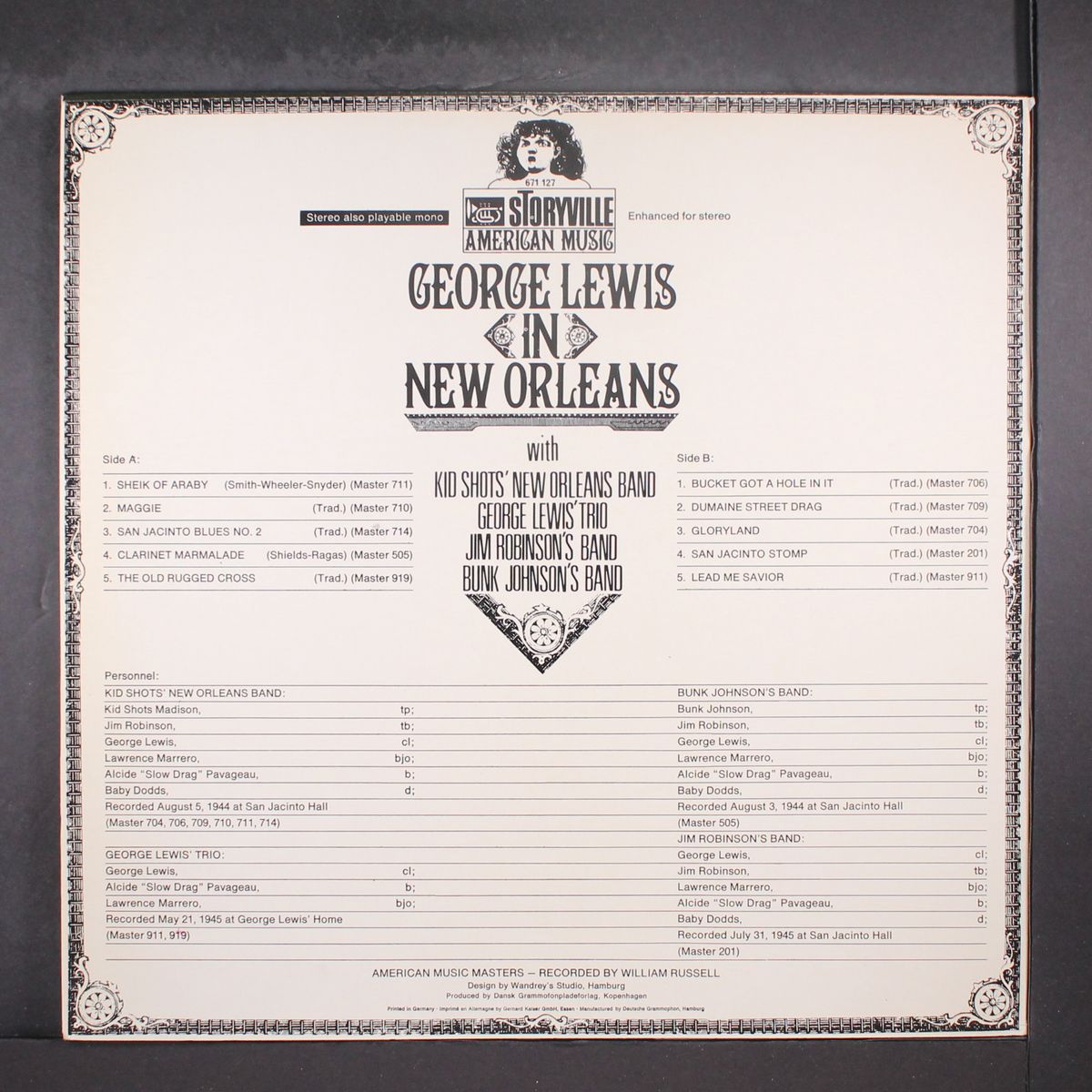 george lewis in new orleans by VARIOUS