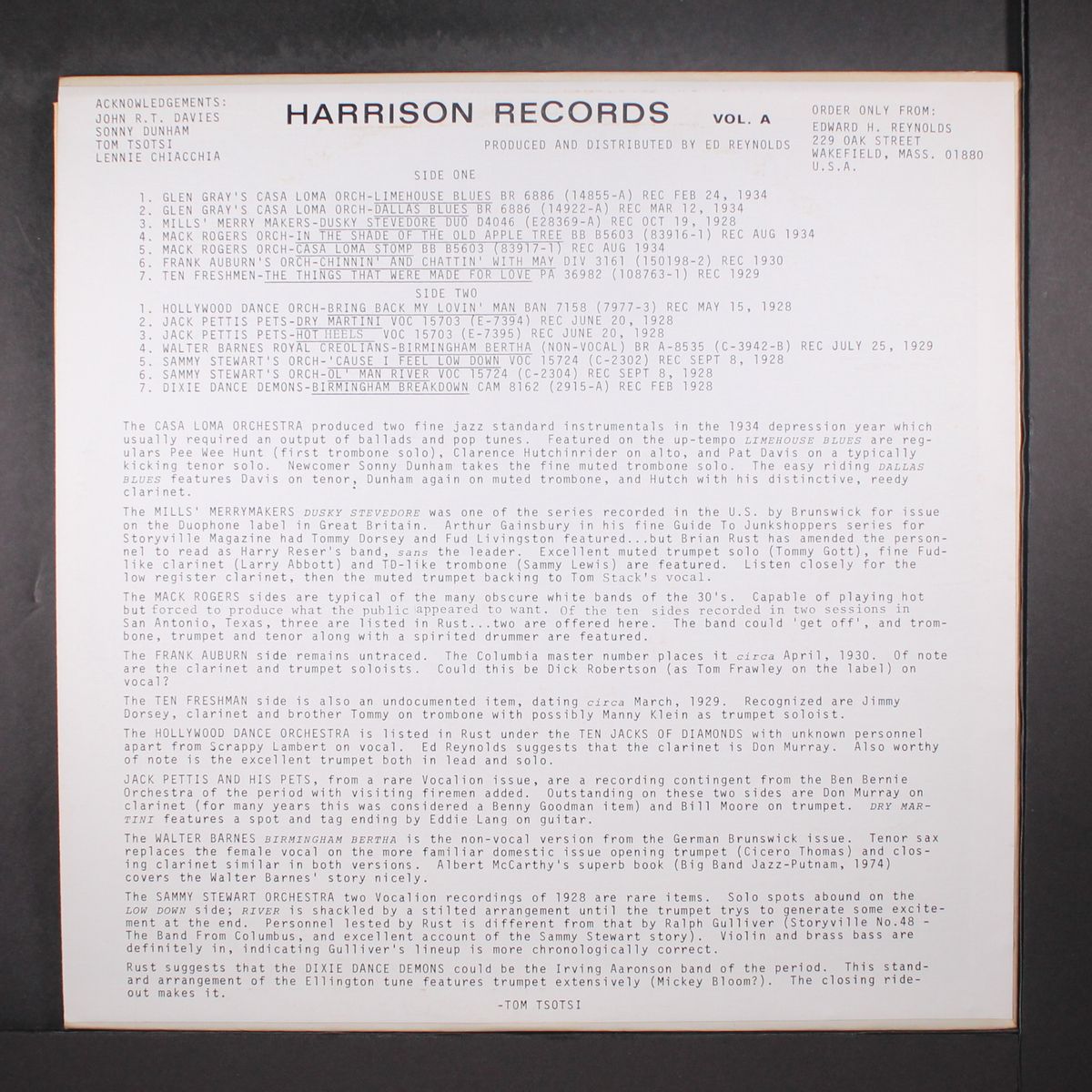 14 great hot jazz hot dance sides 1928-1934 by VARIOUS