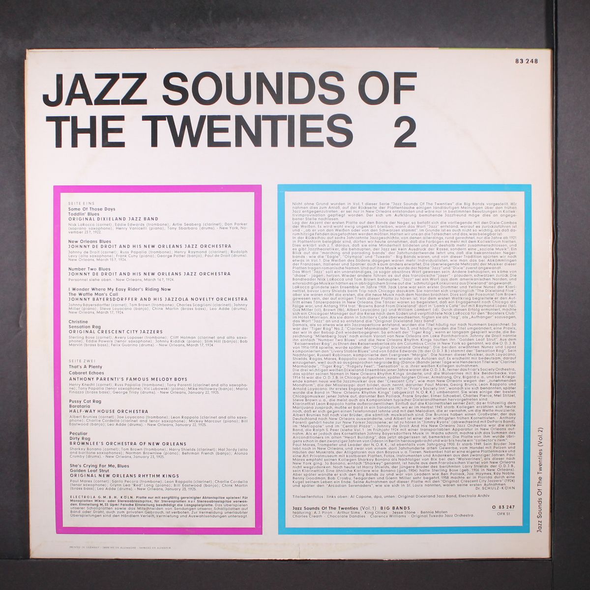 jazz sounds of the twenties 2 by VARIOUS