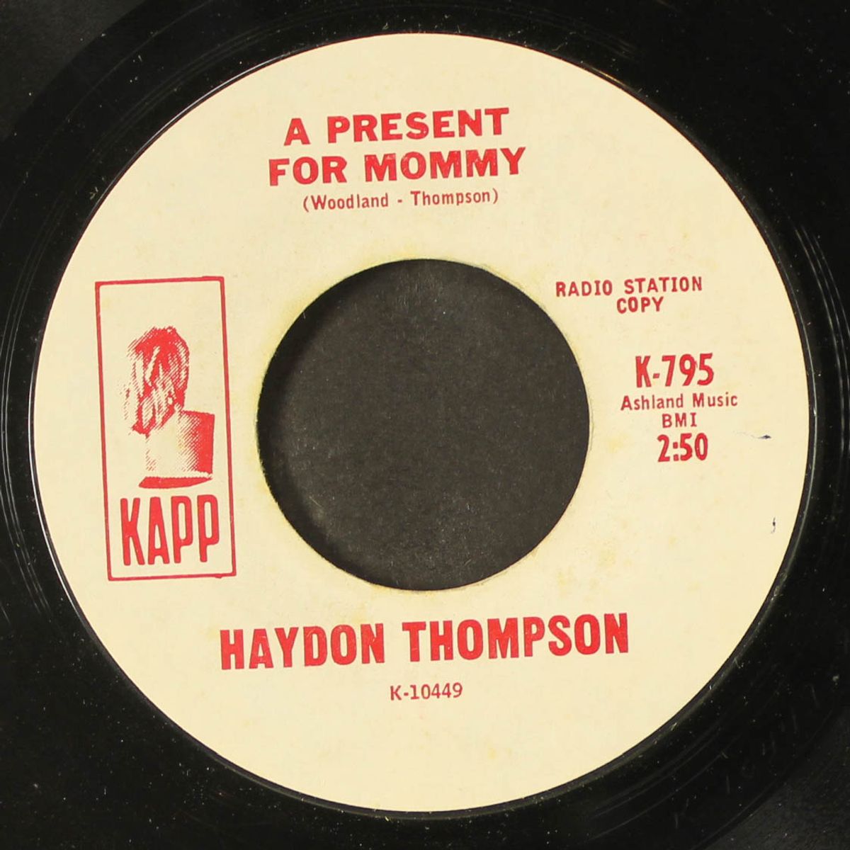 a present for mommy / you don't have to be a baby by HAYDON THOMPSON