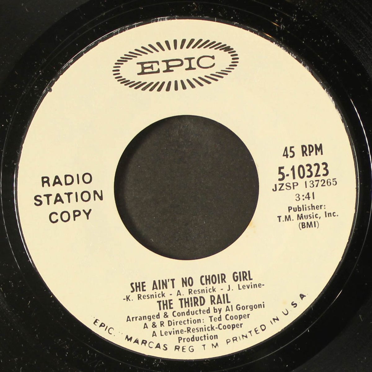 the shape of things to come / she ain't no choir girl by THIRD RAIL