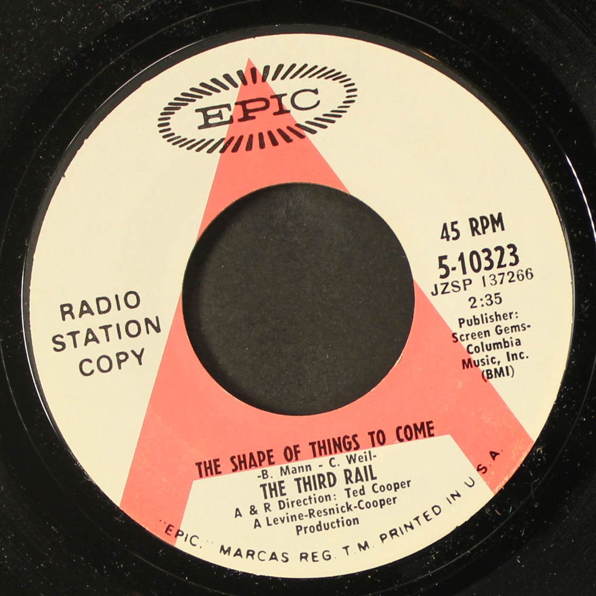 the shape of things to come / she ain't no choir girl by THIRD RAIL