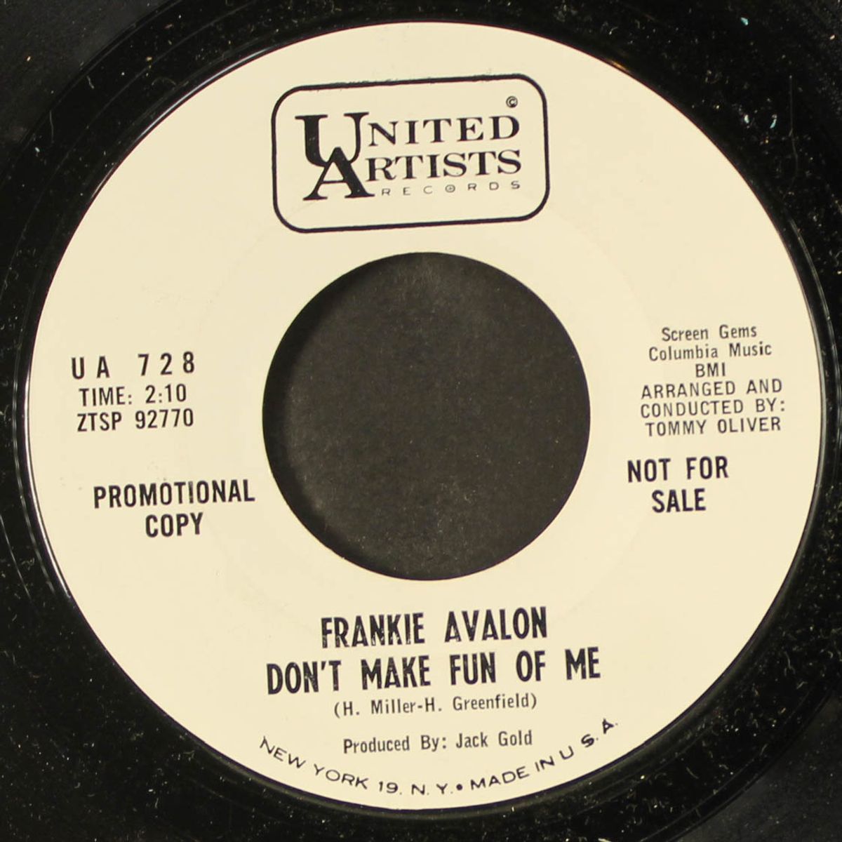 don't make fun of me by FRANKIE AVALON