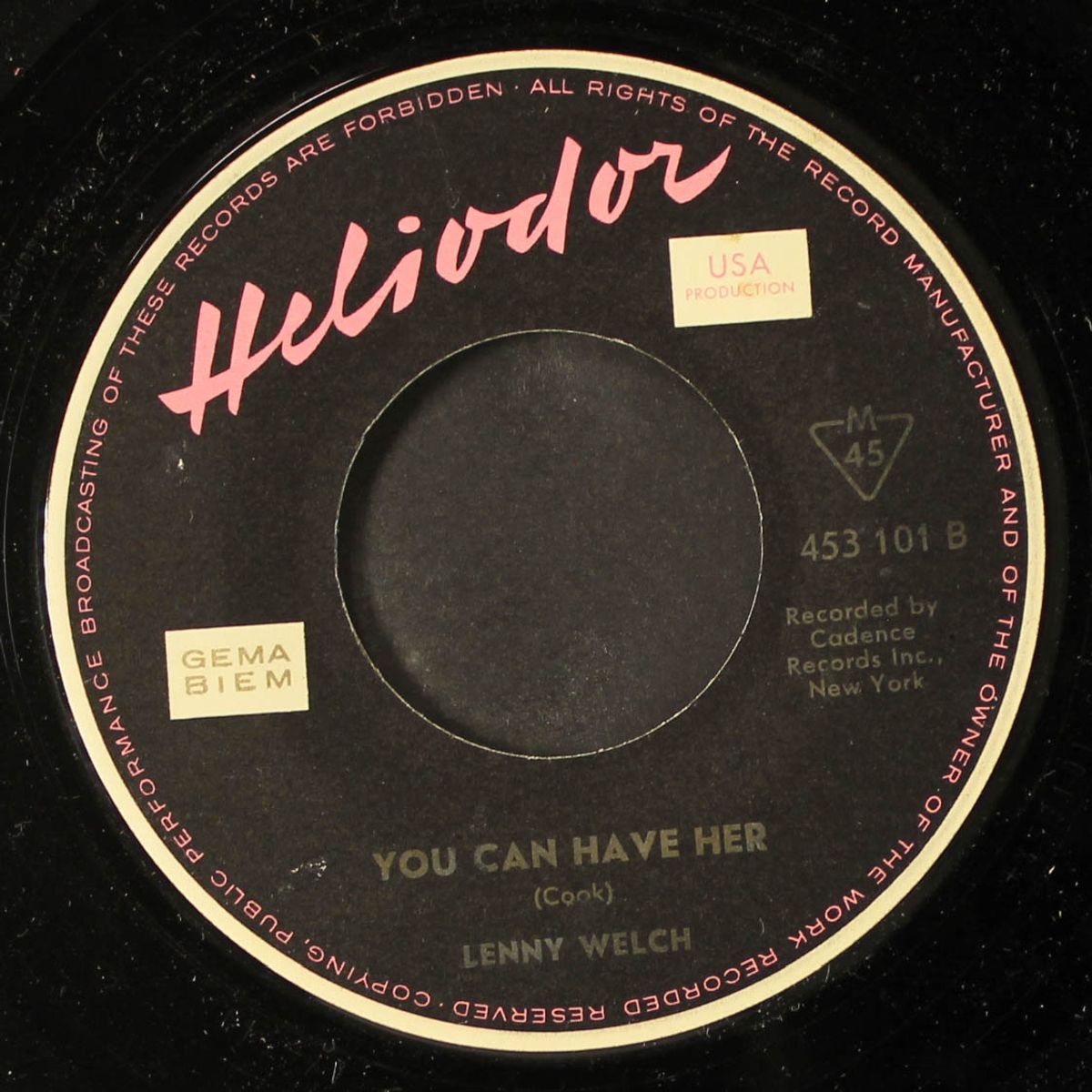 pony time / you can have her by LENNY WELCH