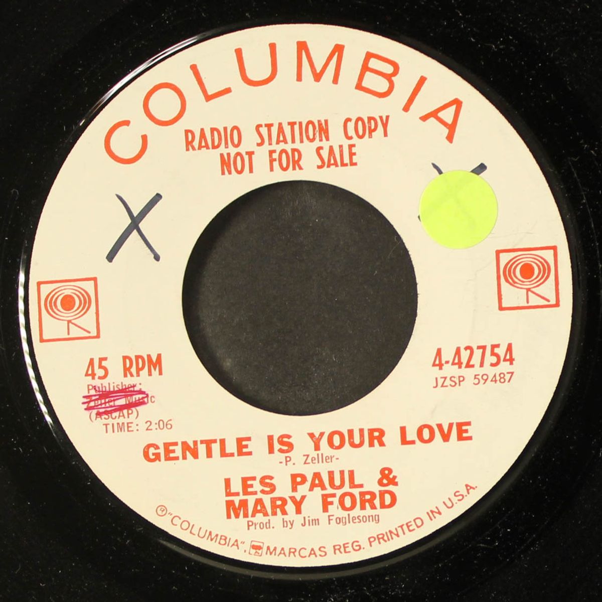 gentle is your love / move along baby by LES PAUL & MARY FORD