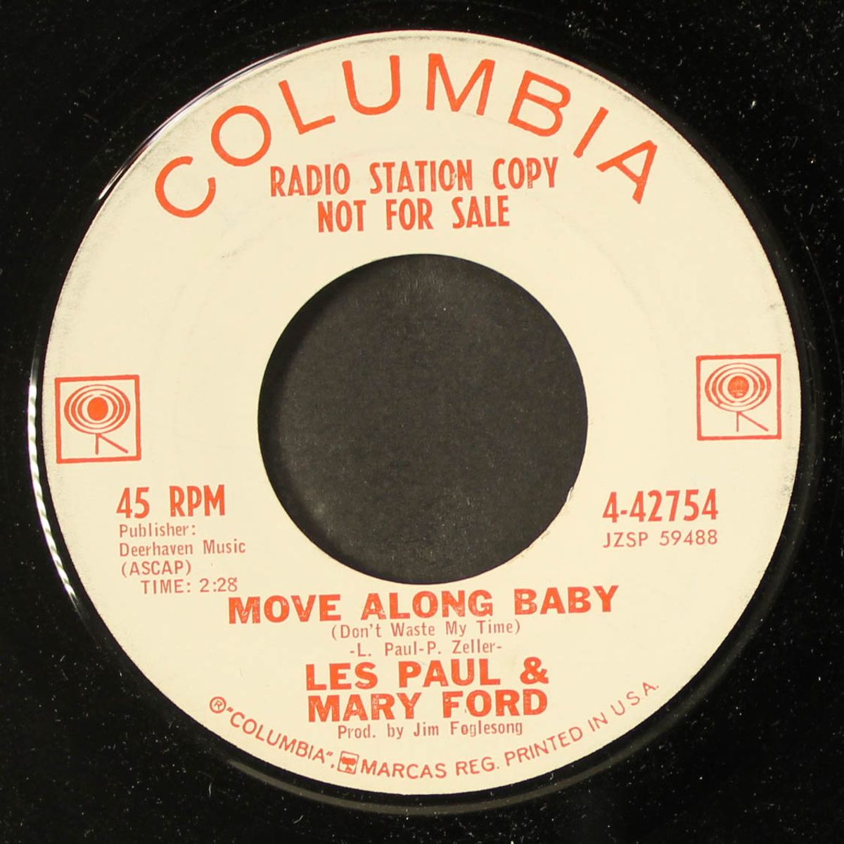 gentle is your love / move along baby by LES PAUL & MARY FORD