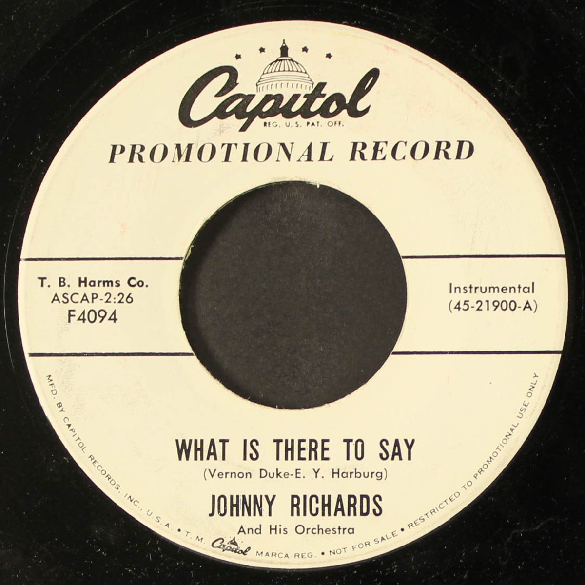 estoy cansado / what is there to say by JOHNNY RICHARDS