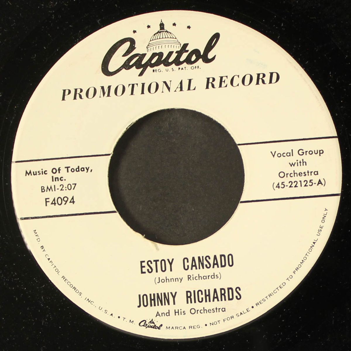 estoy cansado / what is there to say by JOHNNY RICHARDS