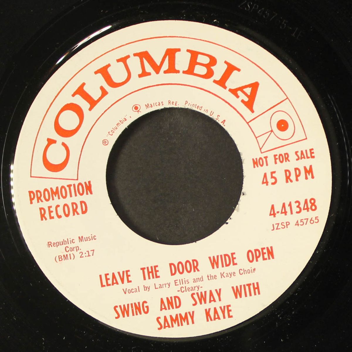 leave the door wide open / dah dee by SAMMY KAYE