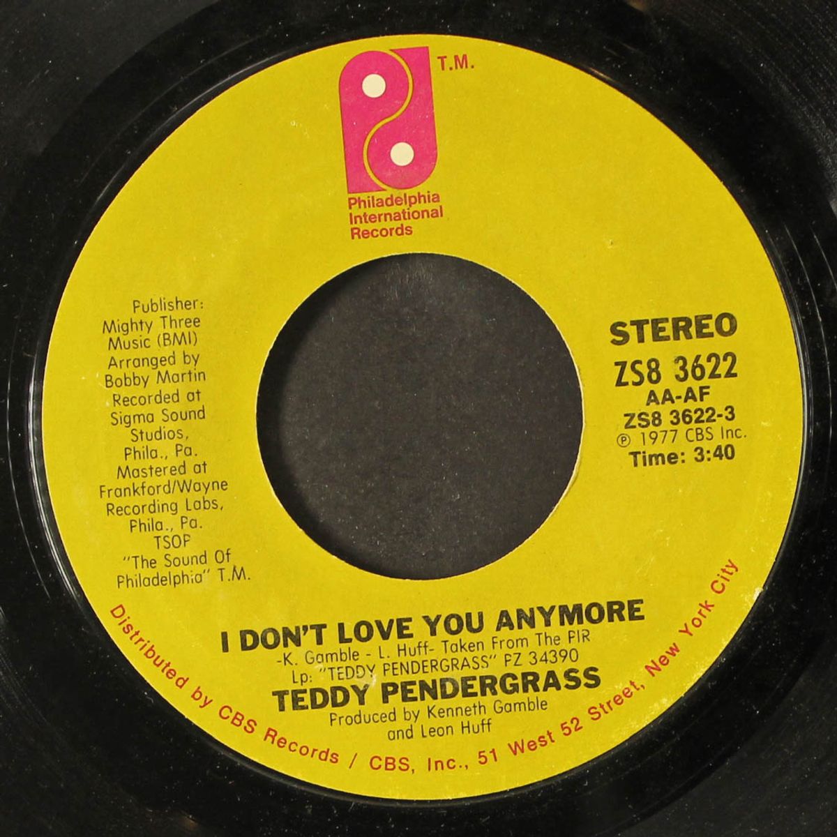i don't love you anymore / somebody told me by TEDDY PENDERGRASS