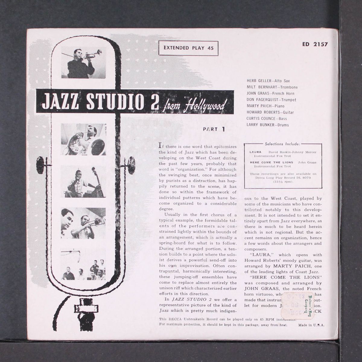 jazz studio 2, part 1; from hollywood by VARIOUS