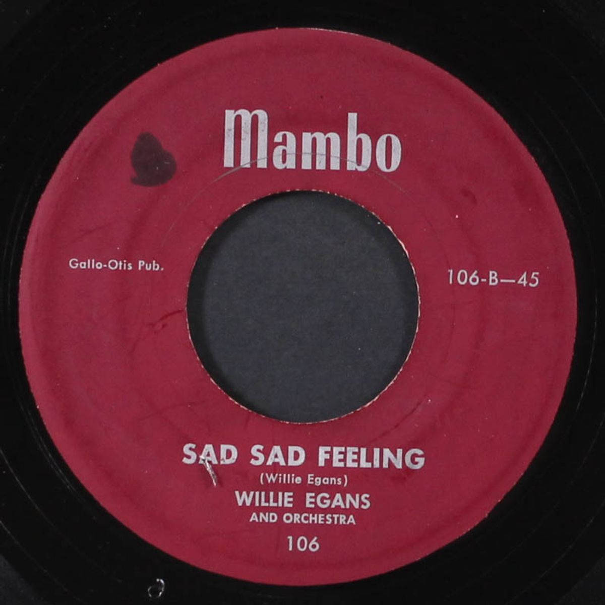 sometimes i wonder / sad sad feeling by WILLIE EGANS