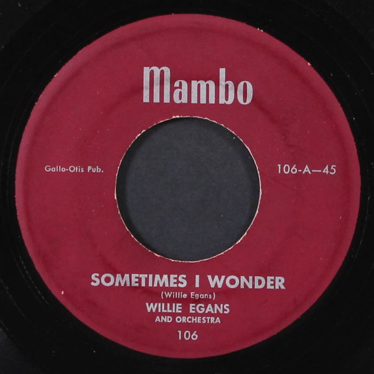sometimes i wonder / sad sad feeling by WILLIE EGANS