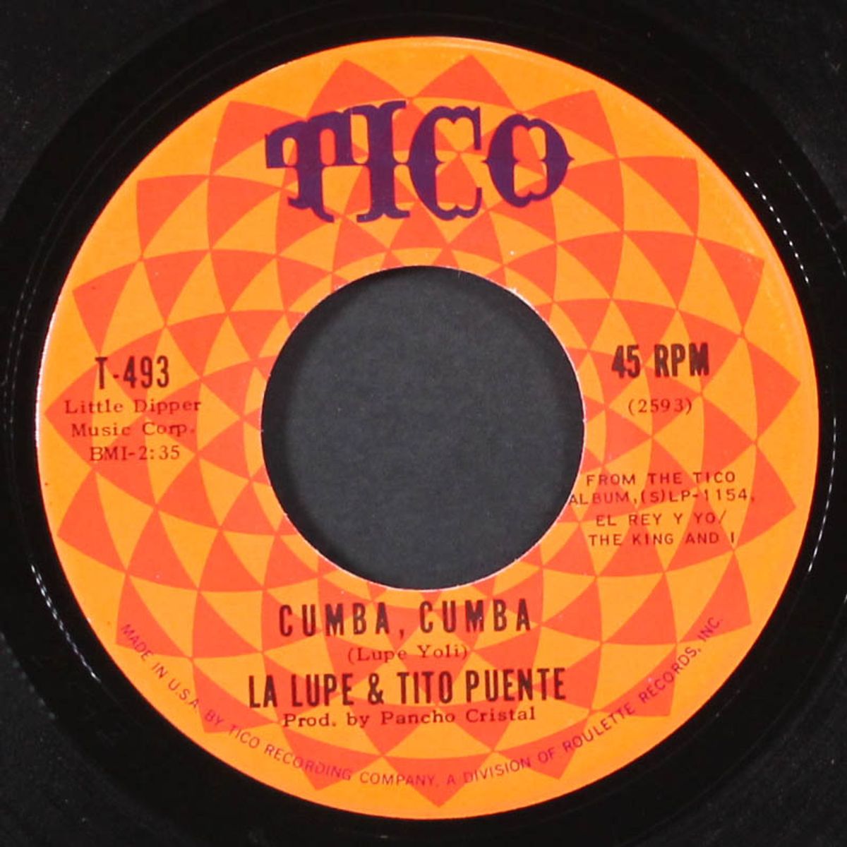 cumba, cumba / esas lagrimas son pocas by LA LUPE & TITO PUENTE