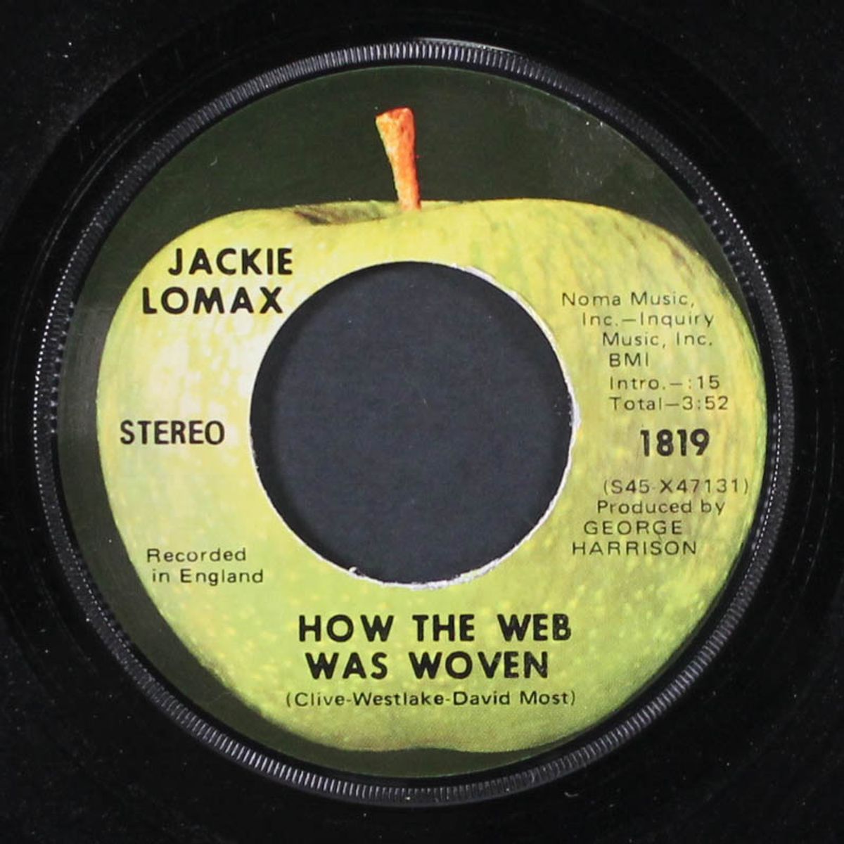 how the web was woven / fall inside your eyes by JACKIE LOMAX