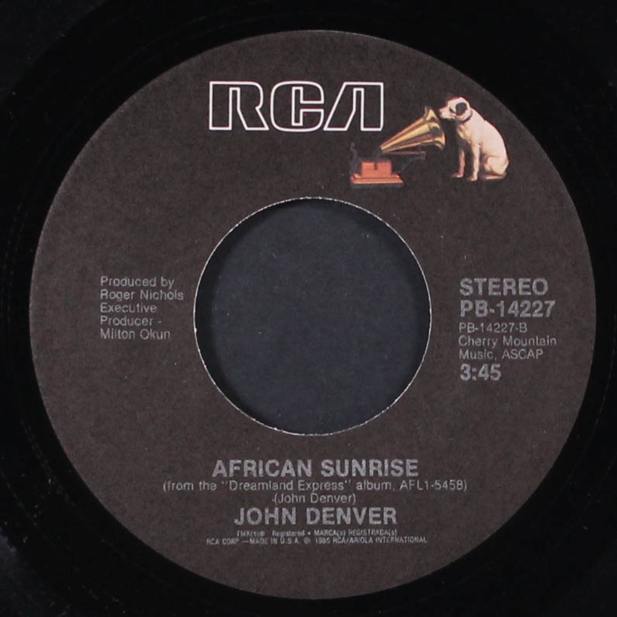 dreamland express / african sunrise by JOHN DENVER