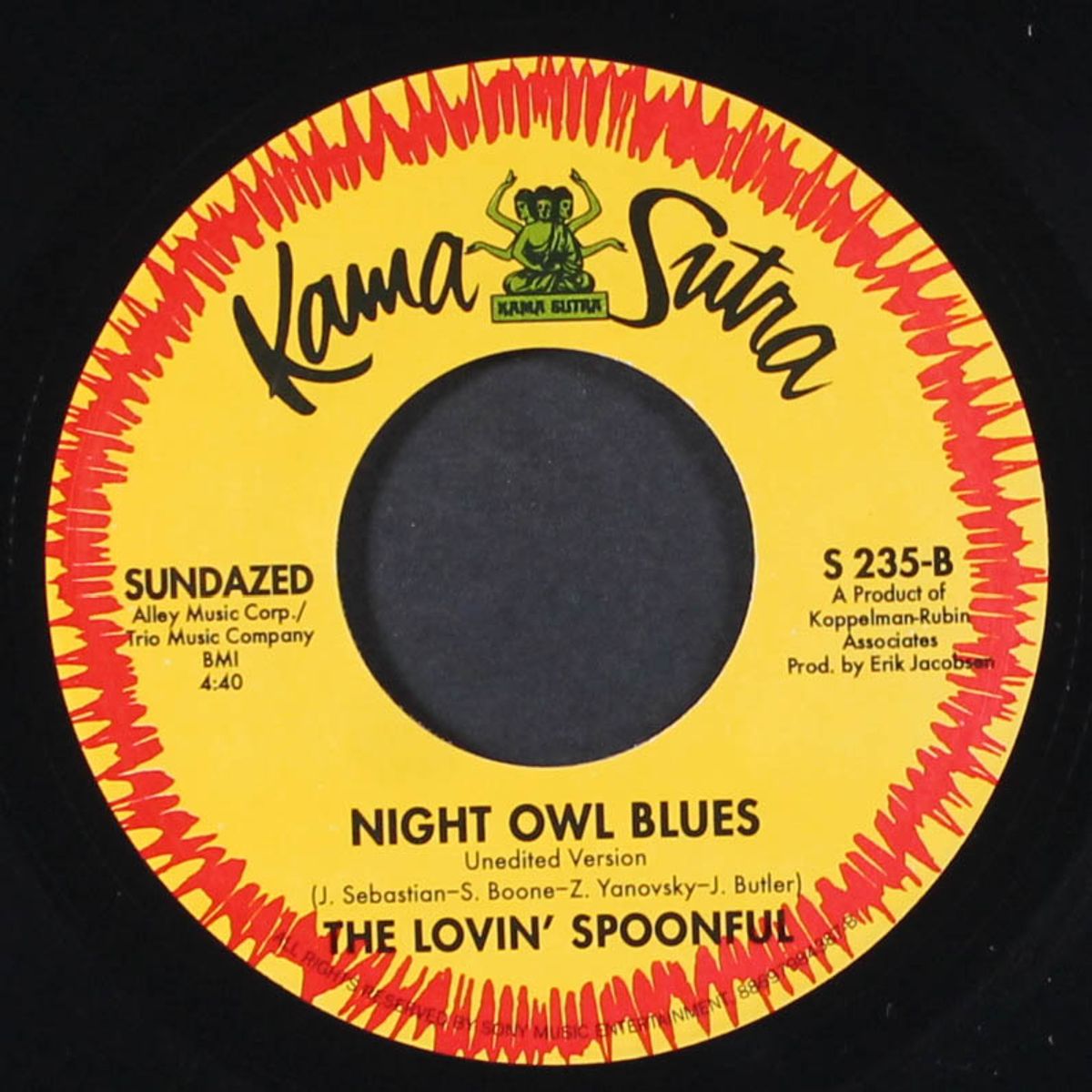 alley oop / night owl blues by LOVIN' SPOONFUL